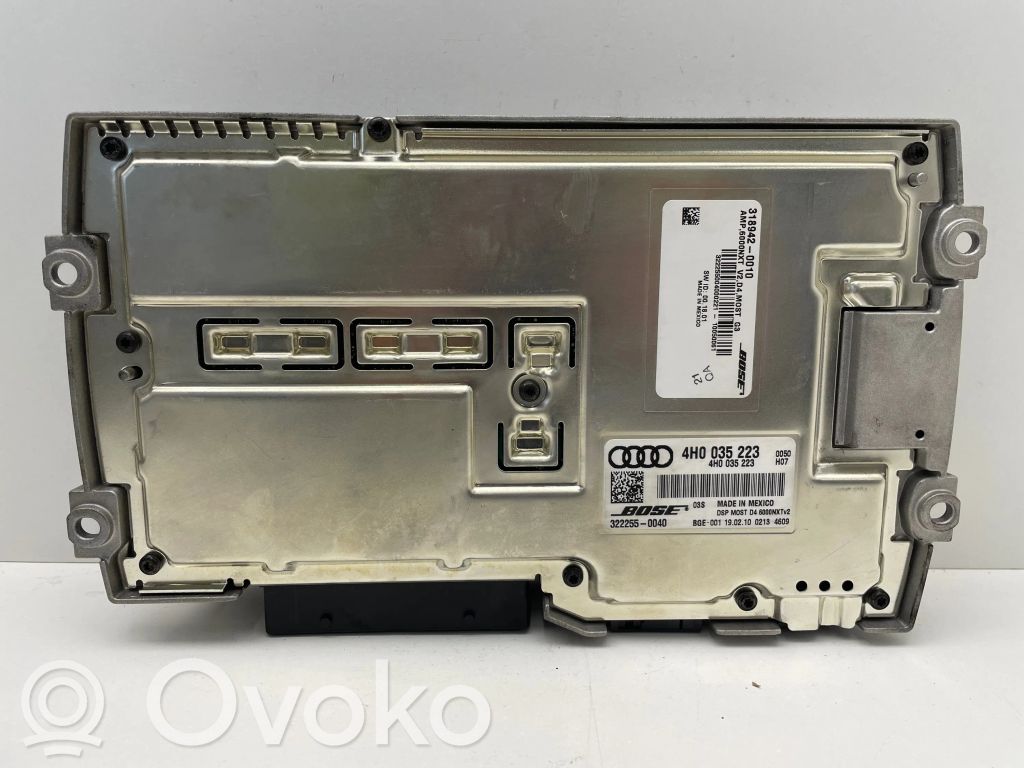 Audi A8 S8 D4 4H Garso stiprintuvas 