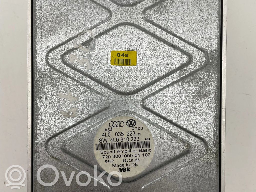 Audi Q7 4L Amplificateur de son 