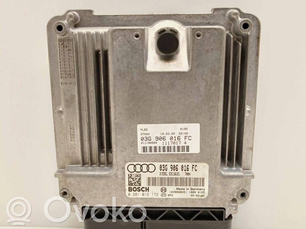 Audi A4 S4 B7 8E 8H Engine control unit/module 