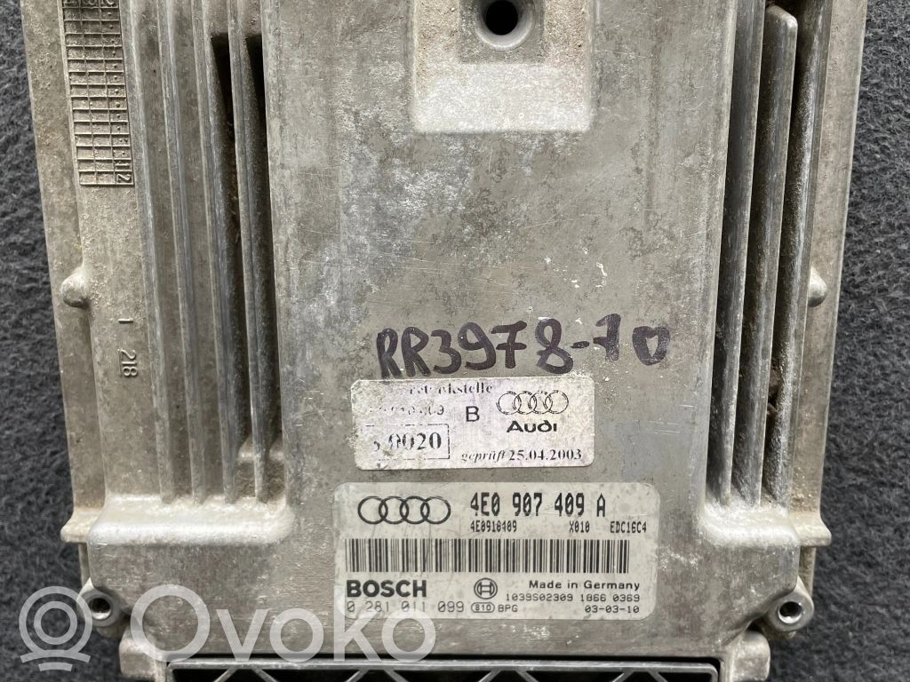 Audi A8 S8 D3 4E Engine control unit/module 