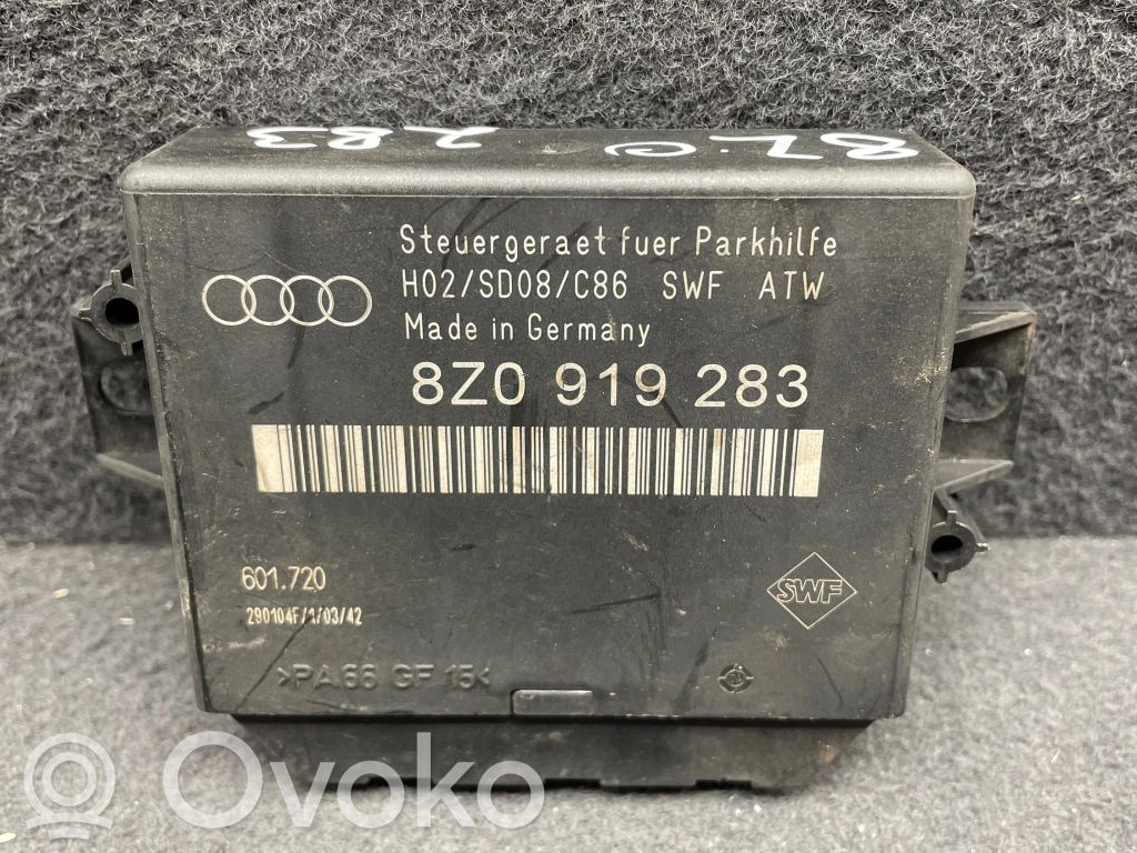 Parking PDC control unit/module   8Z0919283,601720,H02SD08C86
