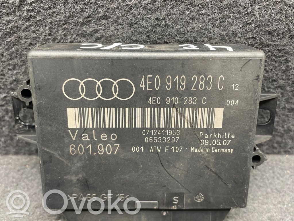 Audi A8 S8 D3 4E Sterownik / Moduł parkowania PDC 