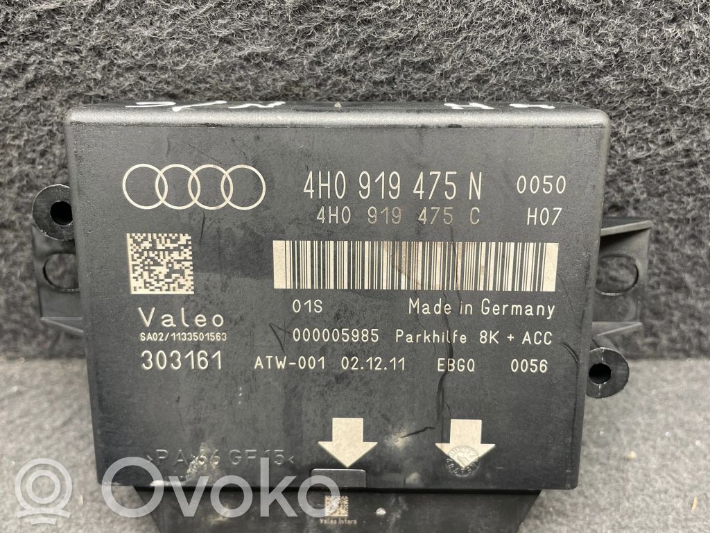 Audi A6 S6 C7 4G Sterownik / Moduł parkowania PDC 