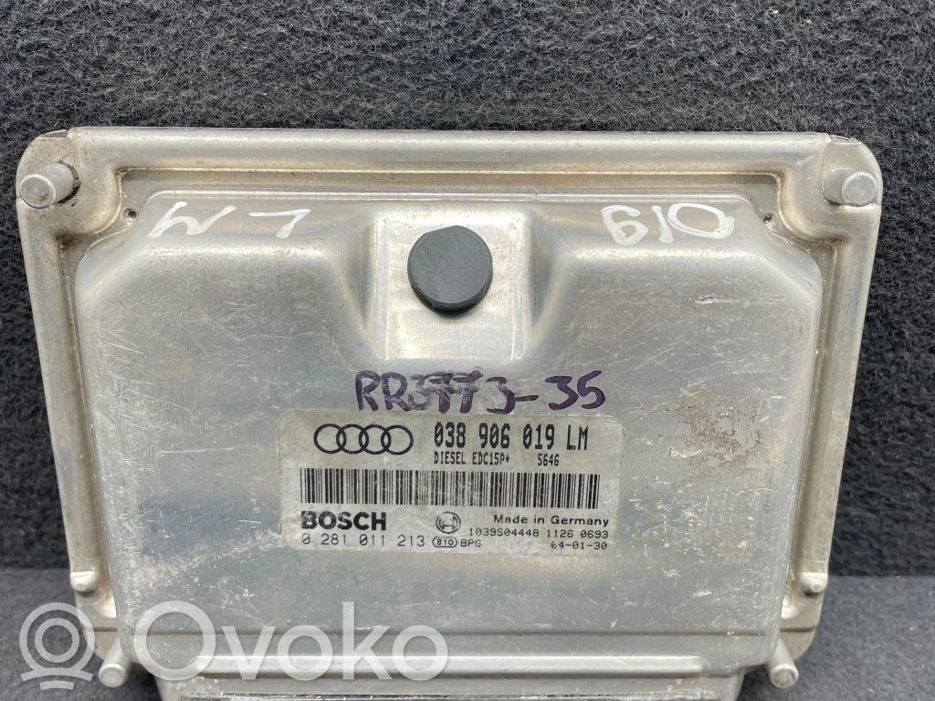 Engine control unit/module   038906019LM,0281011213