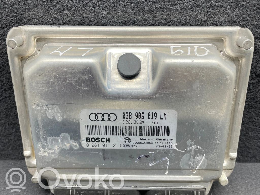 Audi A4 S4 B6 8E 8H Engine control unit/module 