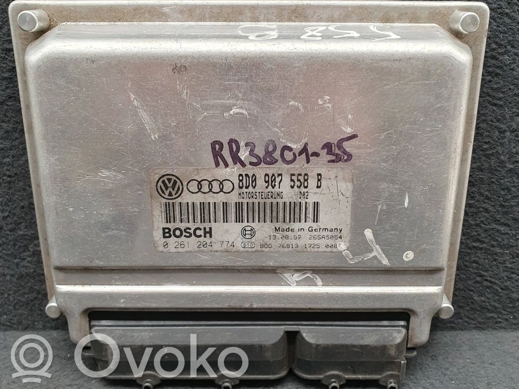 Engine control unit/module   8D0907558B,0261204774
