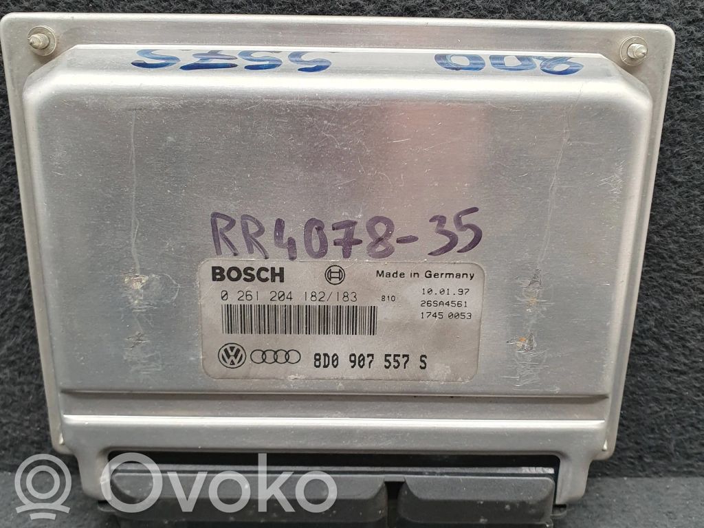 Engine control unit/module   8D0907557S,0261204182