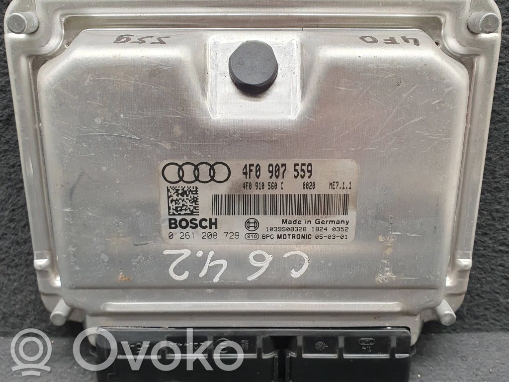 Audi A6 S6 C6 4F Engine control unit/module ECU 
