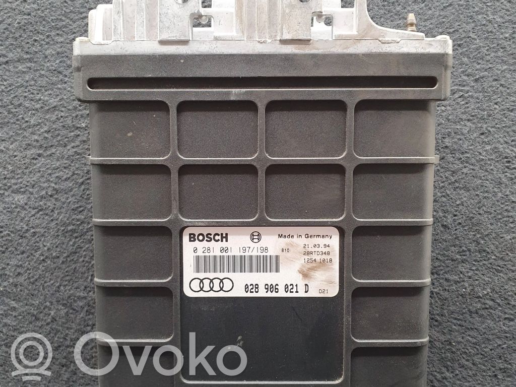 Audi 80 90 S2 B4 Engine control unit/module 