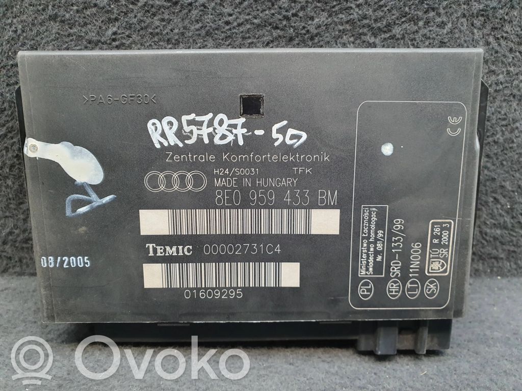 Audi A4 S4 B6 8E 8H Module confort 