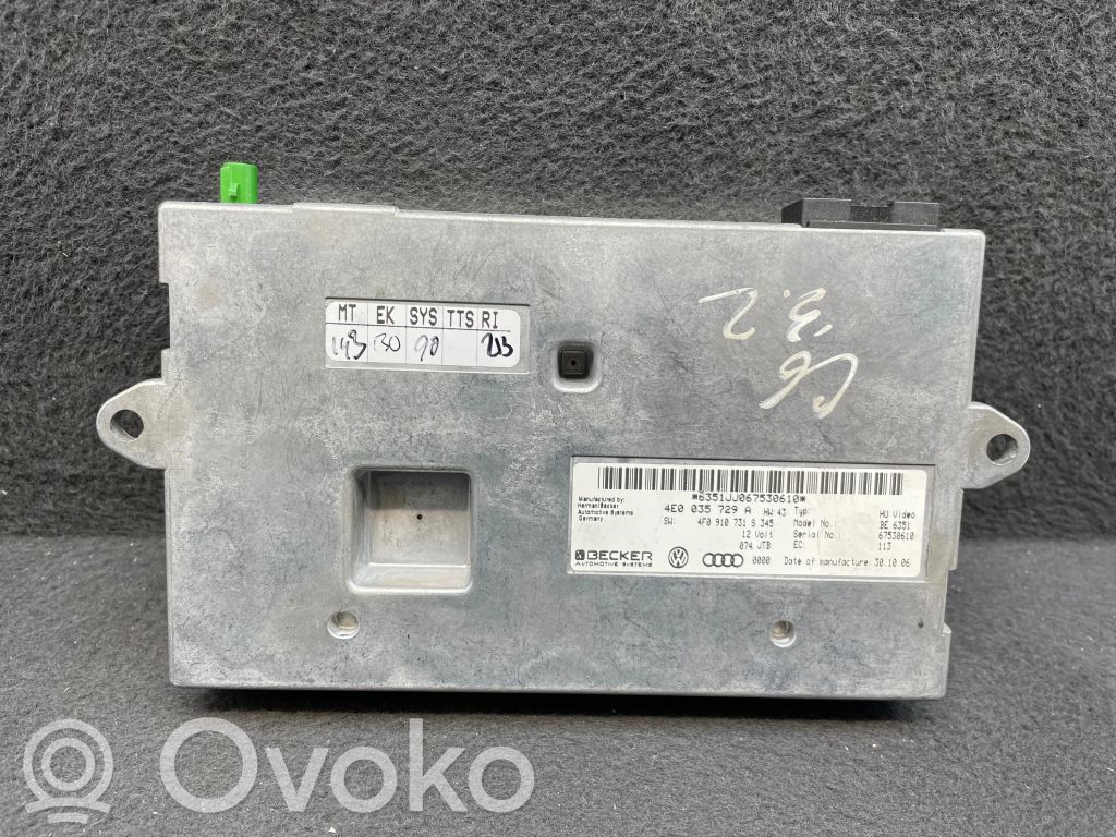 Audi A6 S6 C6 4F MMI control unit 
