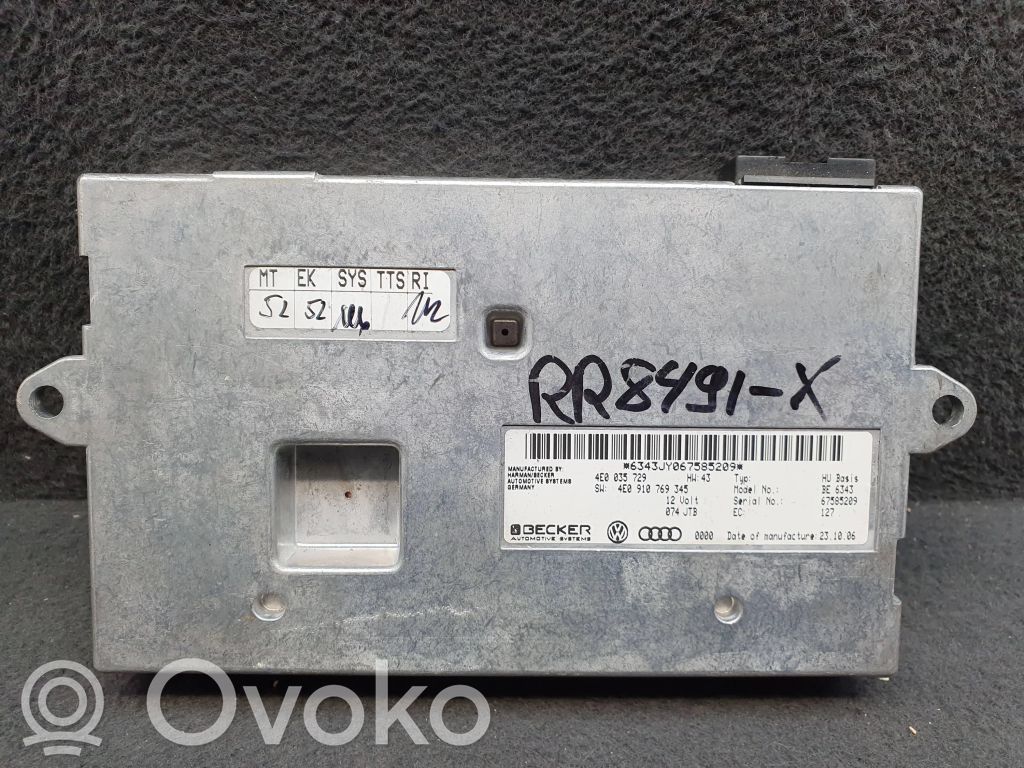 MMI control unit   4E0910769,4E0035729