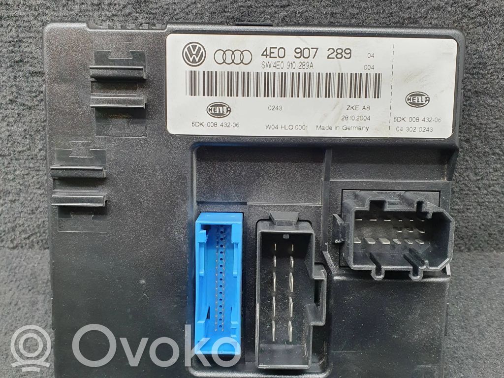 Module confort   4E0907289,4E0910289A