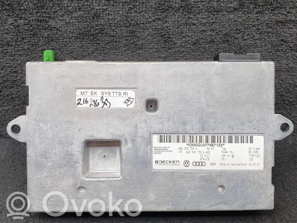 GPS navigation control unit/module   4E0035729A,4E0910732A