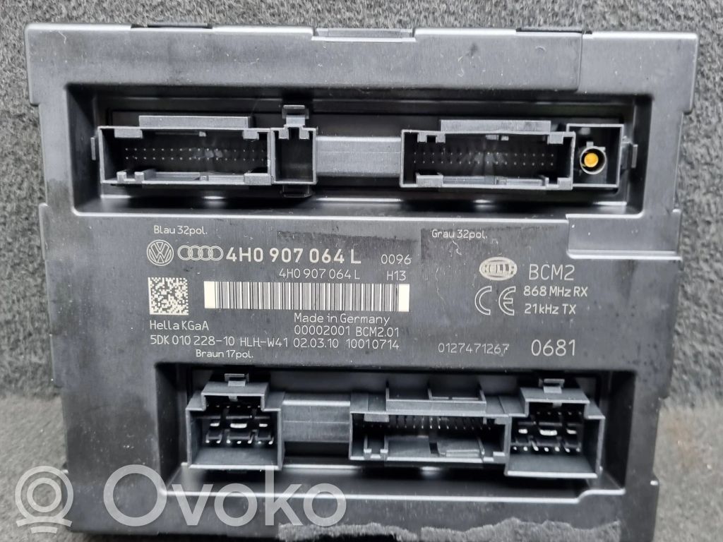 Audi A8 S8 D4 4H Komforta modulis 