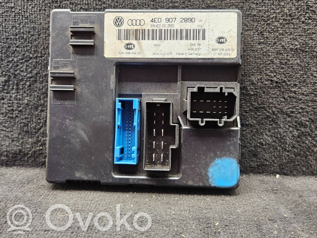 Audi A8 S8 D3 4E Comfort/convenience module 