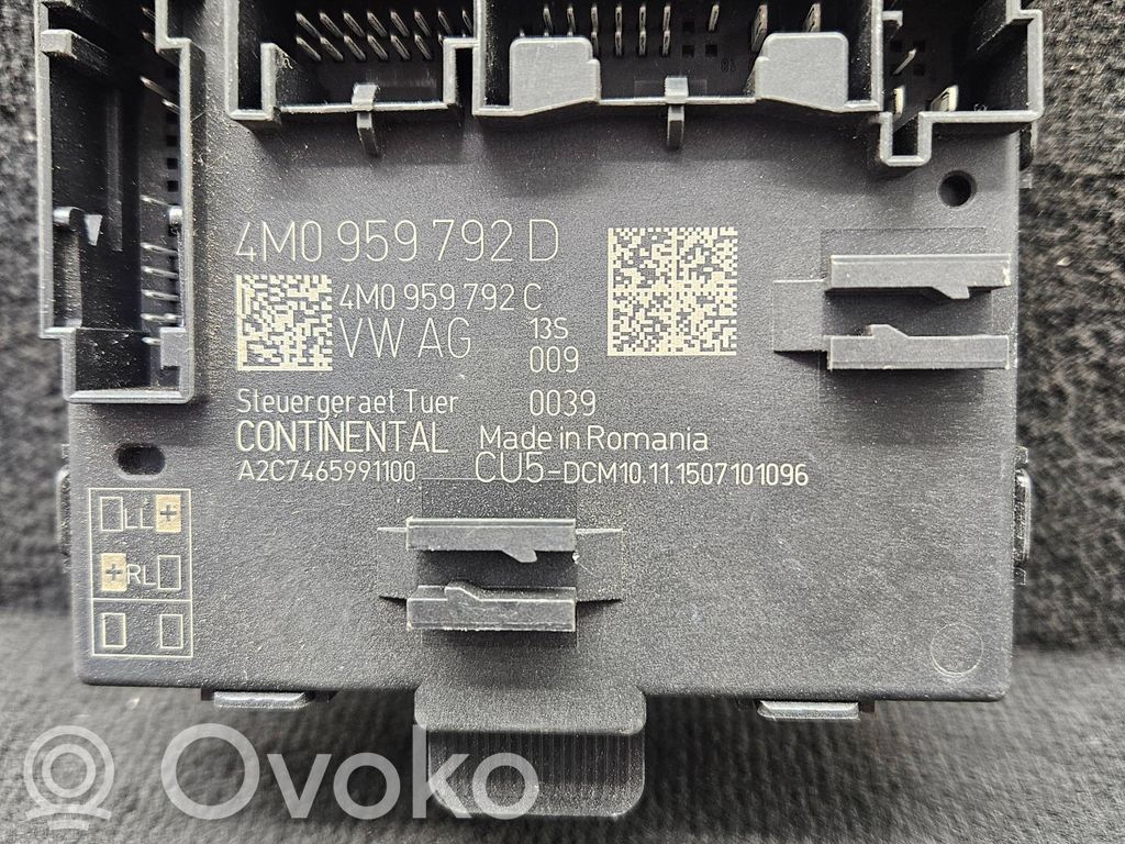 Audi A4 S4 B9 Door control unit/module 