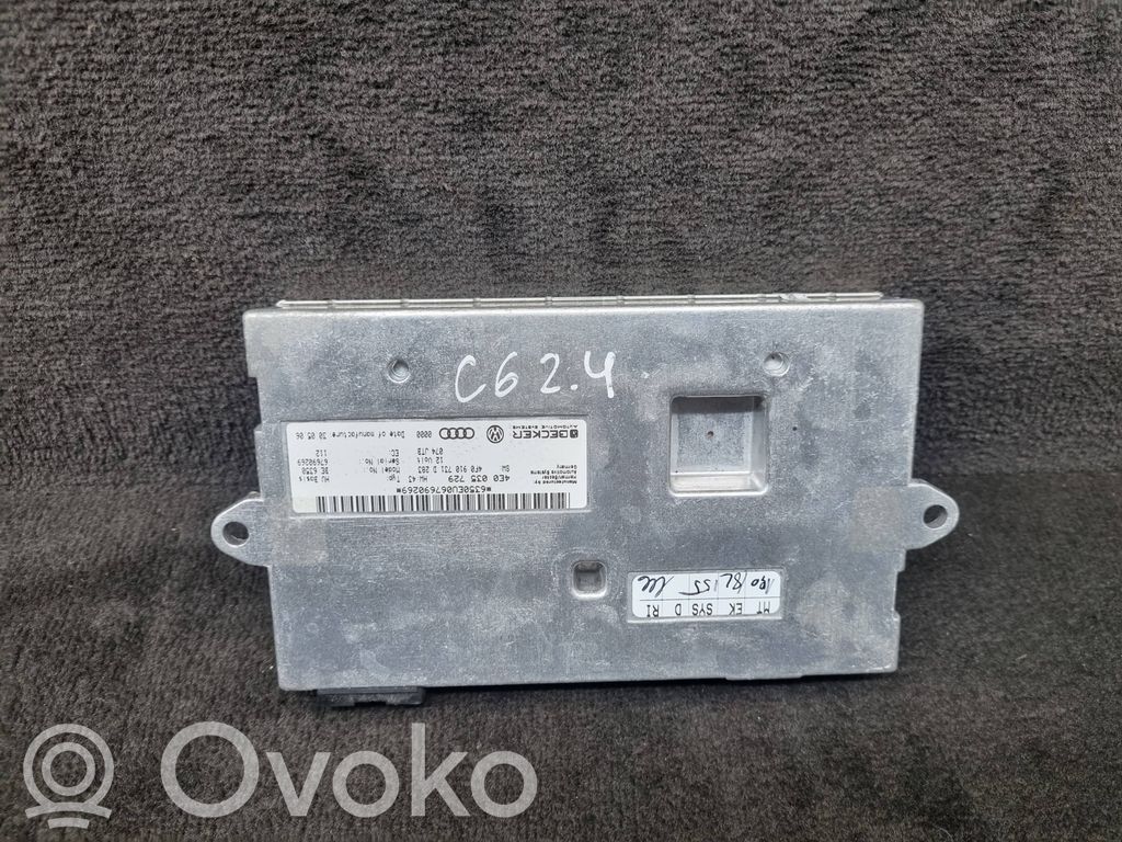Audi A6 S6 C6 4F Unidad de control MMI 