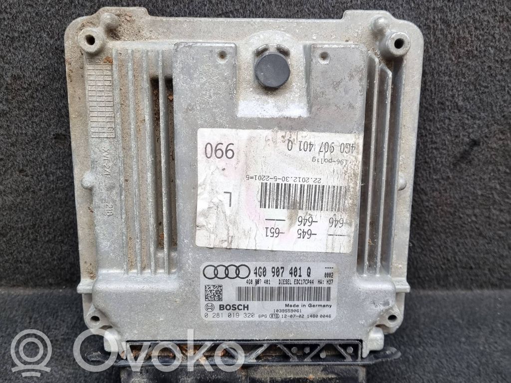 Audi A6 S6 C7 4G Engine control unit/module 
