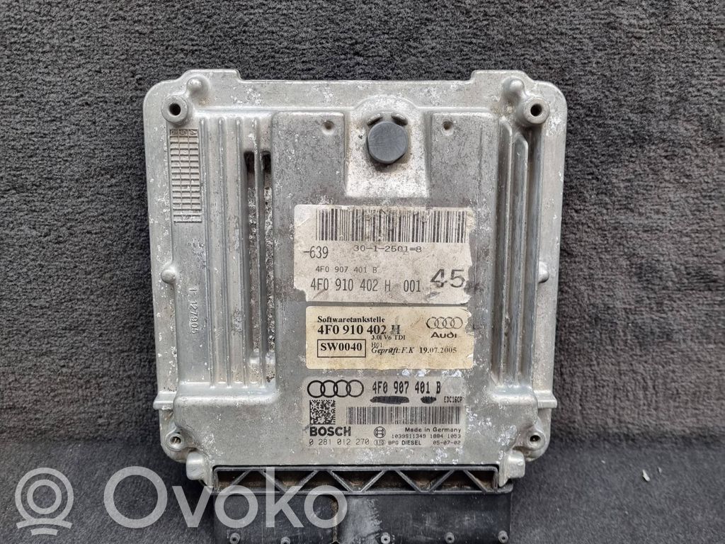 Audi A6 S6 C6 4F Engine control unit/module 