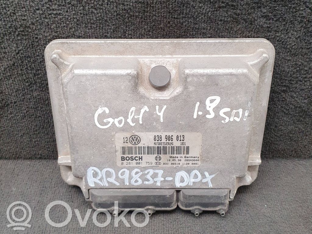 Volkswagen Golf IV Engine control unit/module 