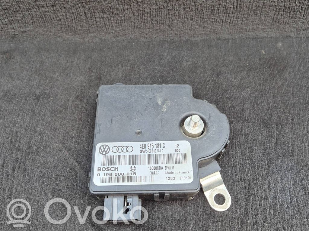 Audi A8 S8 D3 4E Modul control baterie 