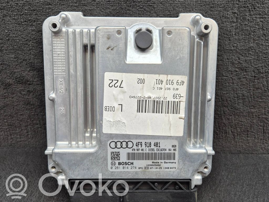 Audi A6 S6 C6 4F Engine control unit/module 