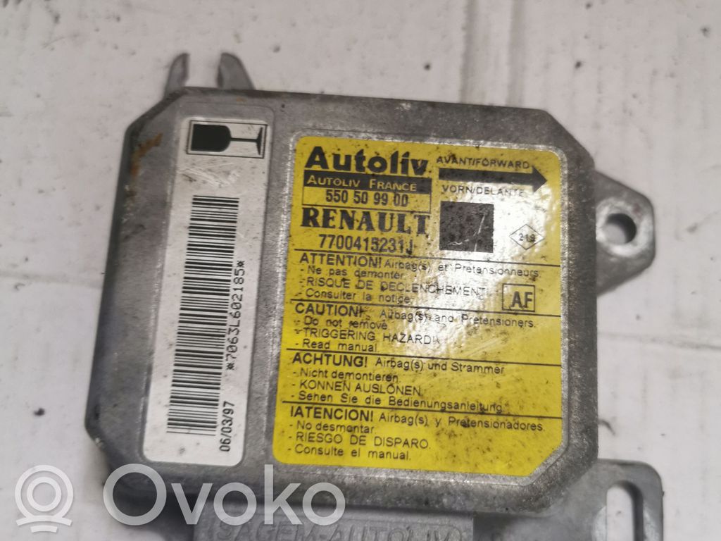 Renault Scenic I Airbag control unit/module 