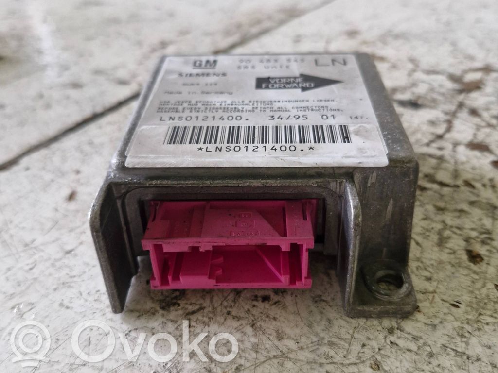 Opel Corsa C Airbag control unit/module 