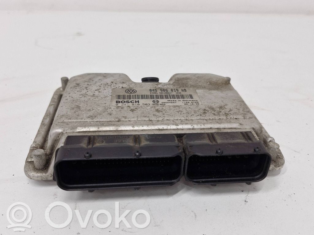 Engine control unit/module   045906019AB,28SA4607,0281010503