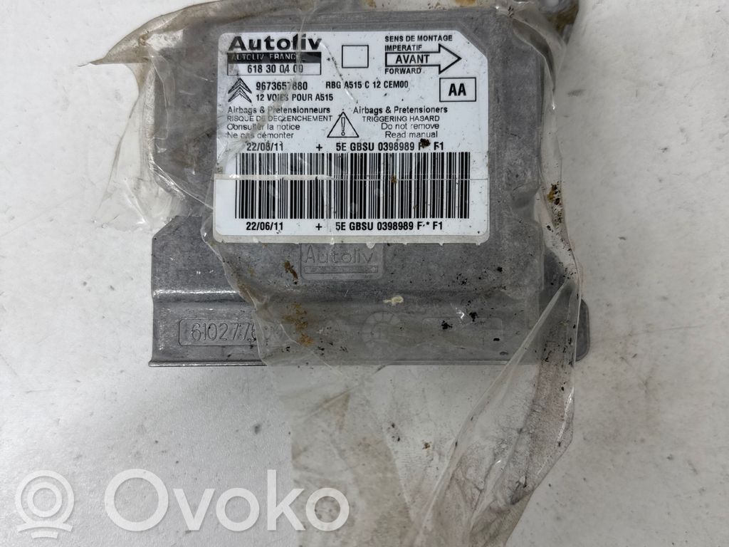 Citroen C3 Turvatyynyn ohjainlaite/moduuli 