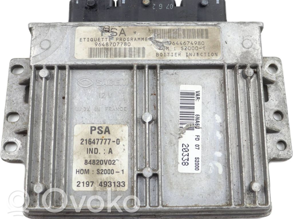 Citroen Xsara Picasso Engine control unit/module 