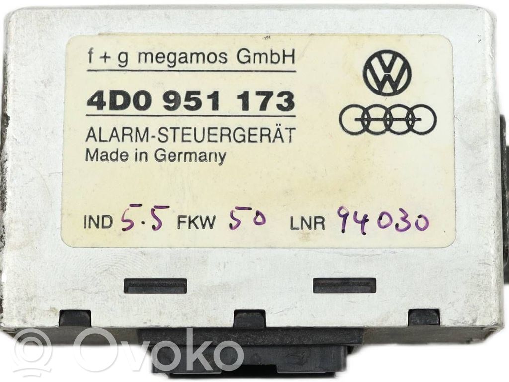 Audi A8 S8 D3 4E Alarm control unit/module 