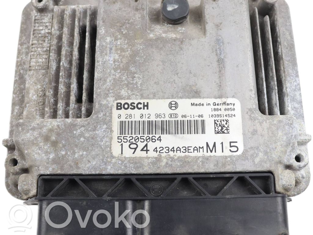 Engine control unit/module   55205064,0281012963,4234A3EAM