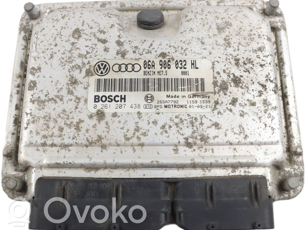 Engine control unit/module   06A906032HL,26SA7792,0261207438