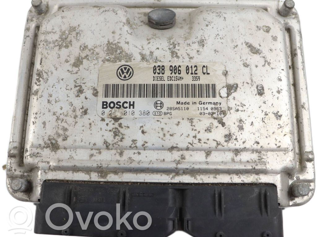 Skoda Octavia Mk1 (1U) Engine control unit/module 