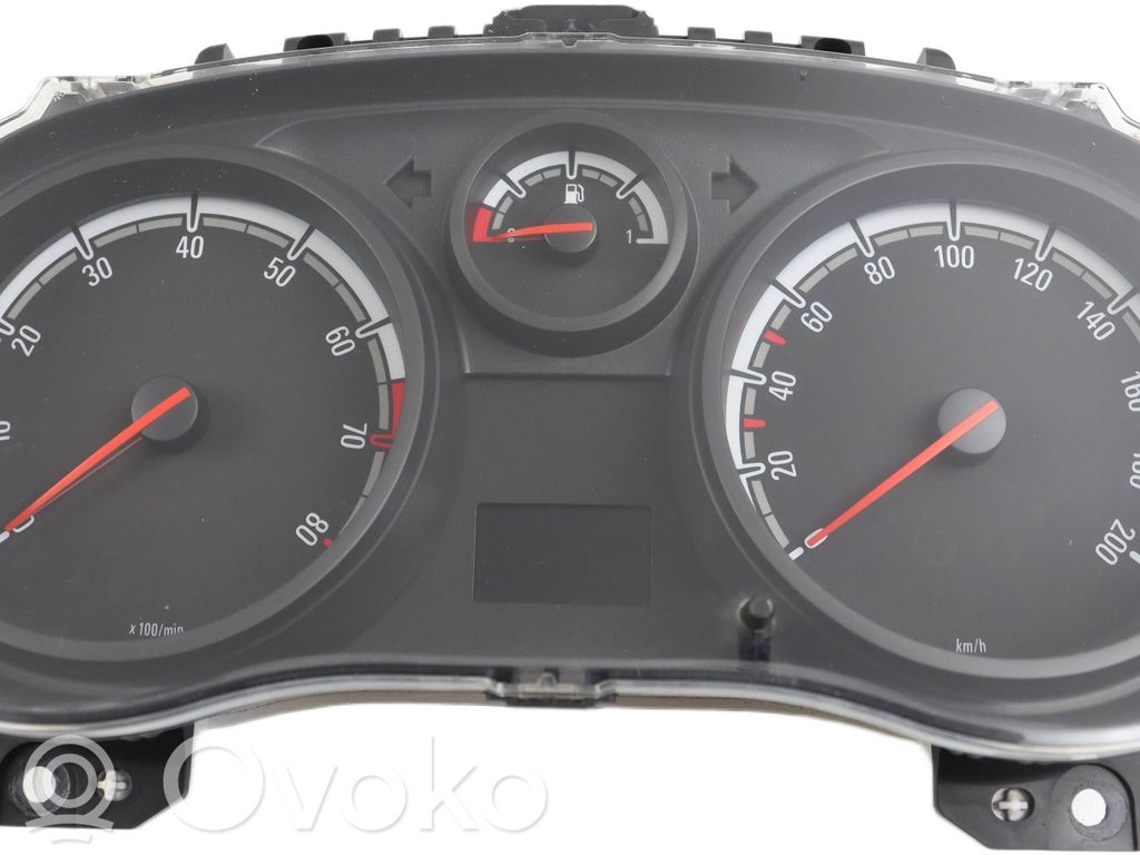 Opel Corsa D Geschwindigkeitsmesser Cockpit 