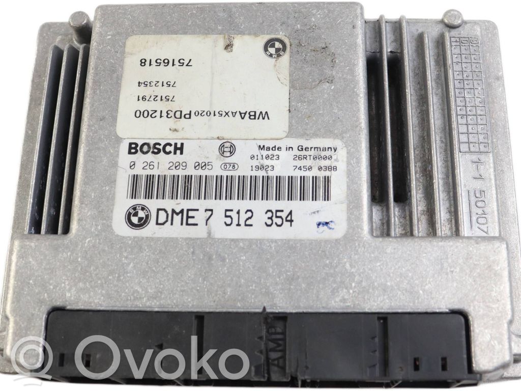 Engine control unit/module   7512354,0261209005