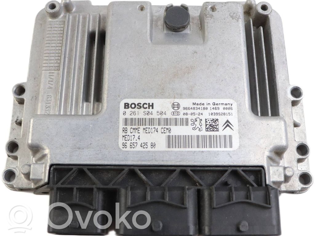 Engine control unit/module   9664834180,9665742580,0261S04504