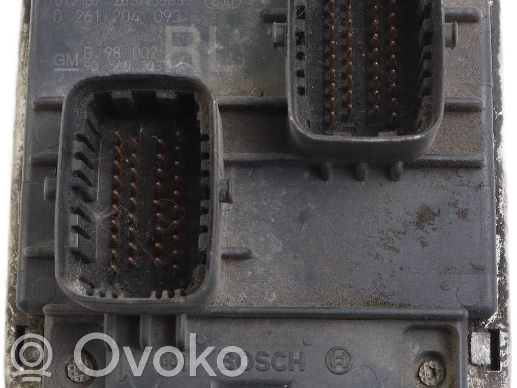 Opel Astra G Moottorin ohjainlaite/moduuli 