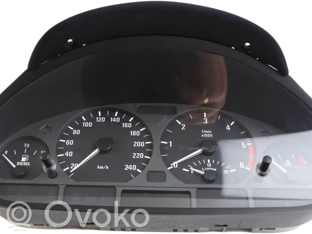 BMW 3 E46 Spidometrs (instrumentu panelī) 