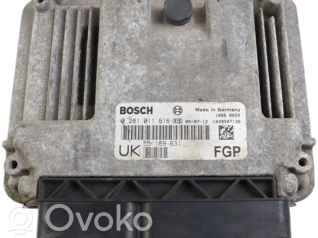 Opel Vectra C Engine control unit/module 