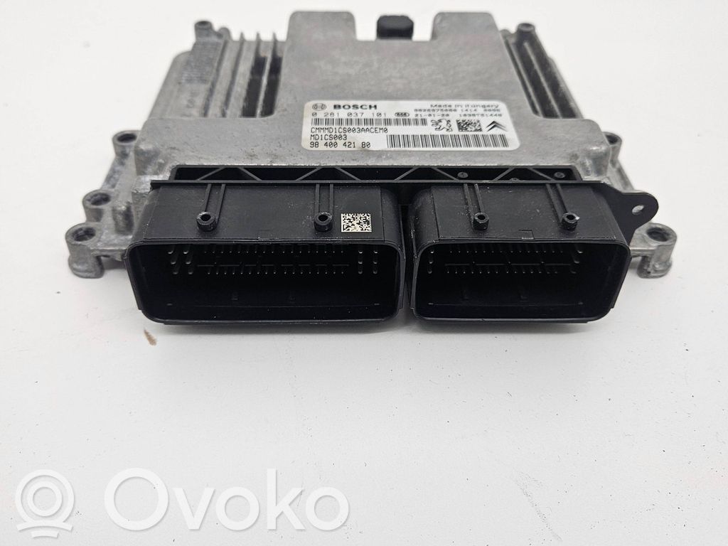 Engine control unit/module   9826975080,9840042180,0281037101