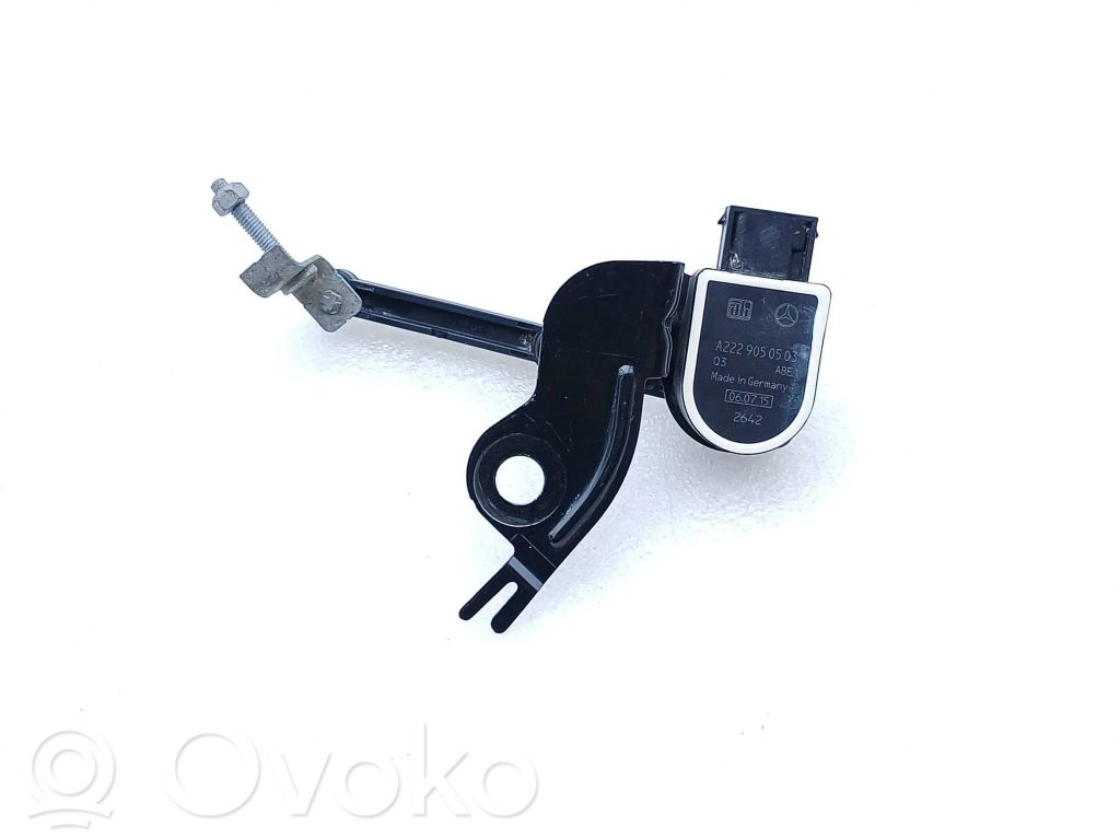 Mercedes-Benz S W222 Sensor de altura del nivel de la suspensión neumática trasera 