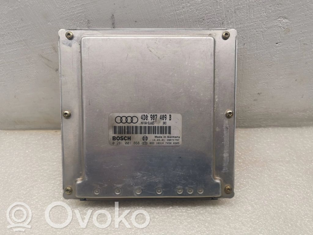 Engine control unit/module   4D0907409B,28RTE797,0281001868