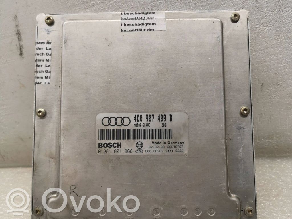 Engine control unit/module   4D0907409B,28RTE797,0281001868
