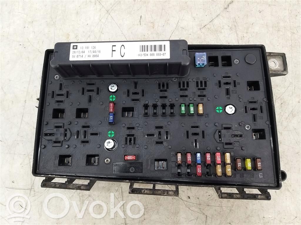 Opel Astra H Moduł / Sterownik komfortu 