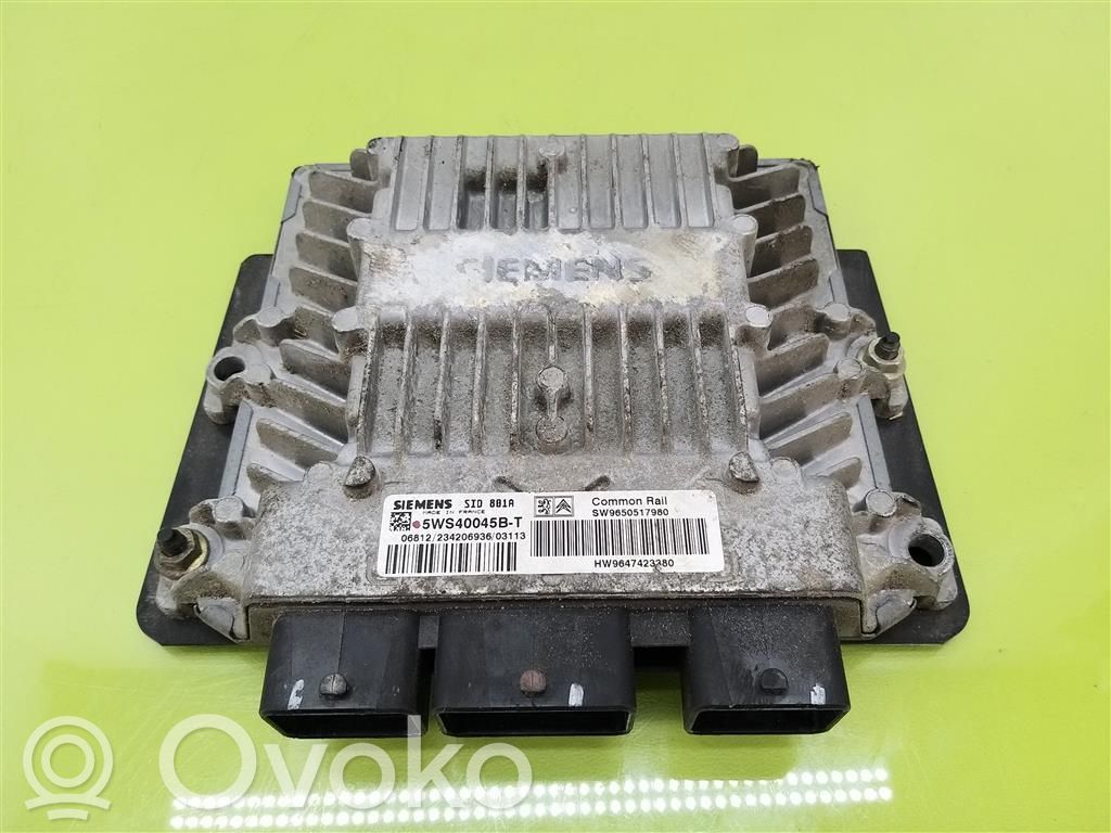 Peugeot 307 Engine control unit/module 