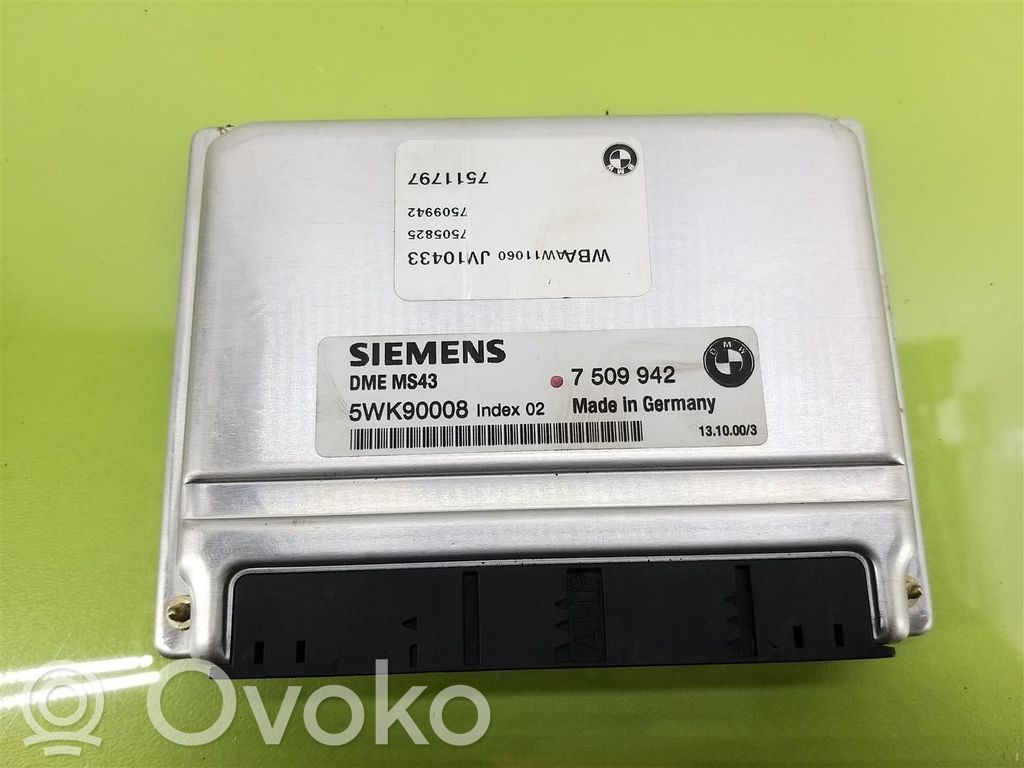 BMW 3 E46 Engine control unit/module 