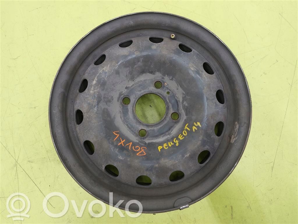 Peugeot 206+ Jante en acier R15 